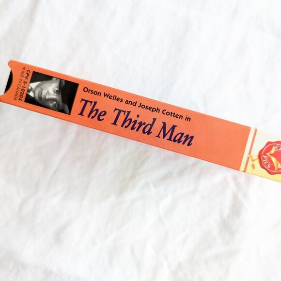 3/$15 The Third Man VHS Movie Orson Welles, Joseph Cotten Film Noir Suspense - Picture 2 of 5
